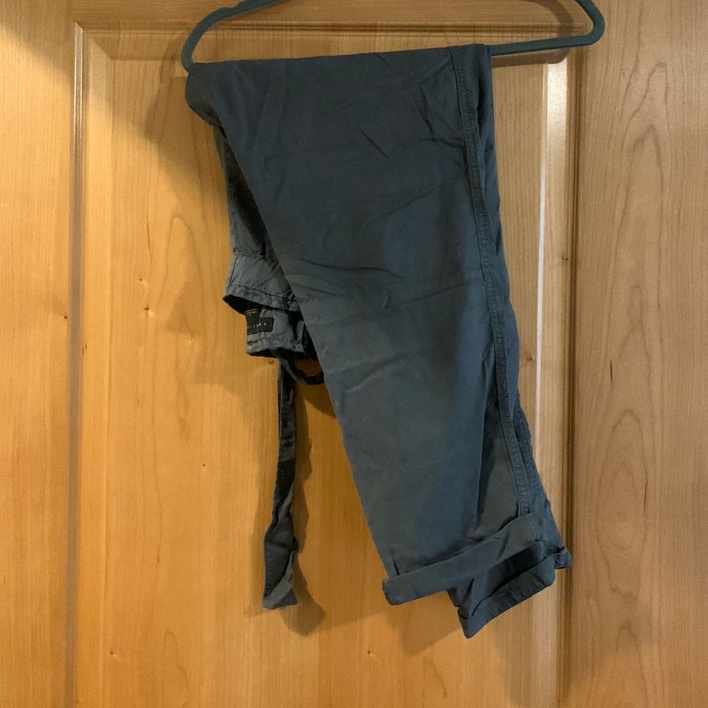 Gray trousers